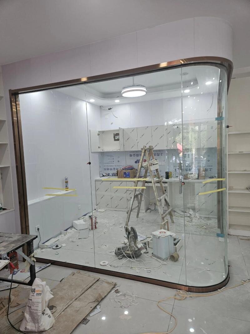 南昌市弧形玻璃异形展柜玻璃 - 哪里好